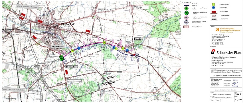 Obwodnica Pleszewa coraz bliżej. Generalna Dyrekcja Dróg Krajowych i Autostrad wystąpiła o decyzję środowiskową. Jaki wybrano wariant?