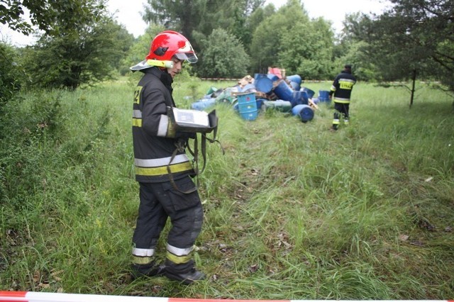 Odpady w Zawierciu znaleziono na początku tygodnia.