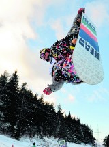 Krynica-Zdrój: zawody snowboardowe przyciągnęły młodzież