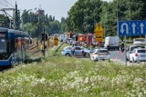 Kraków. Dwa zderzenia tramwajów z autami na al. Pokoju w tym samym miejscu. 