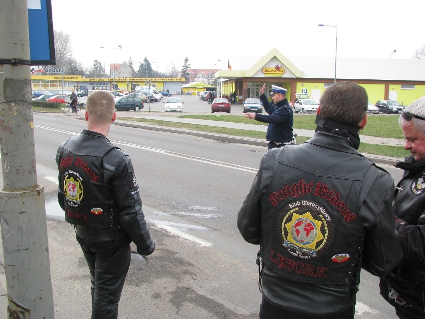 Lębork: Policja i motocykliści troszczyli się o bezpieczeństwo