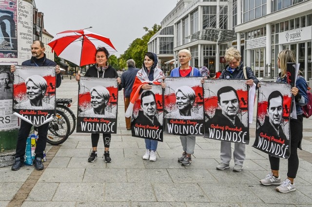 Demonstracja wsparcia dla Polaków represjonowanych na Białorusi