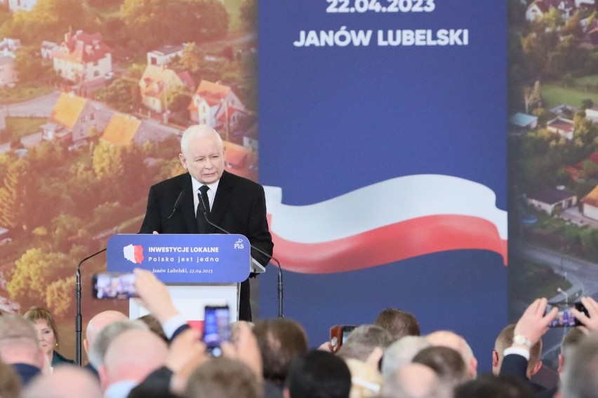 [RELACJA] Jarosław Kaczyński na Lubelszczyźnie. Powodem jest nowy cykl spotkań: "Polska jest jedna - inwestycje lokalne"