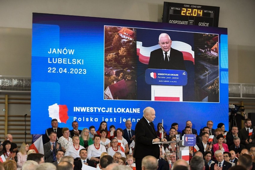 [RELACJA] Jarosław Kaczyński na Lubelszczyźnie. Powodem jest nowy cykl spotkań: "Polska jest jedna - inwestycje lokalne"