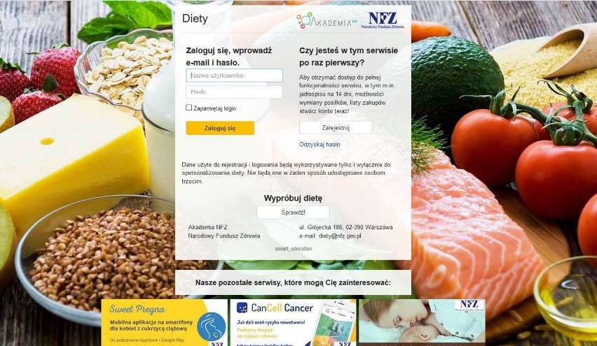Darmowa dieta NFZ. Jadłospis online, lista zakupów i przepisy na dietę DASH, czyli zdrowe odchudzanie z NFZ