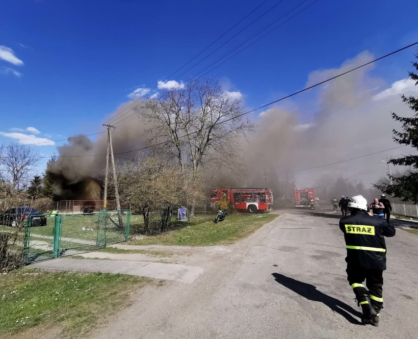 Pożar budynku gospodarczego w Hurku pod Przemyślem wybuchł w...