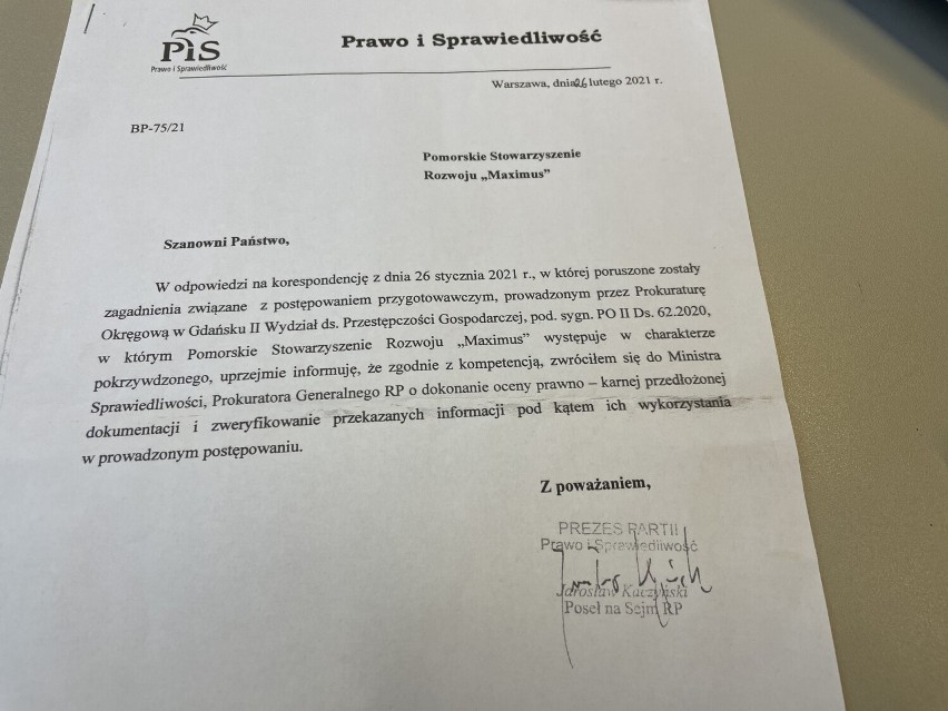 Odpowiedź Prezesa PIS, Jarosława Kaczyńskiego w sprawie...
