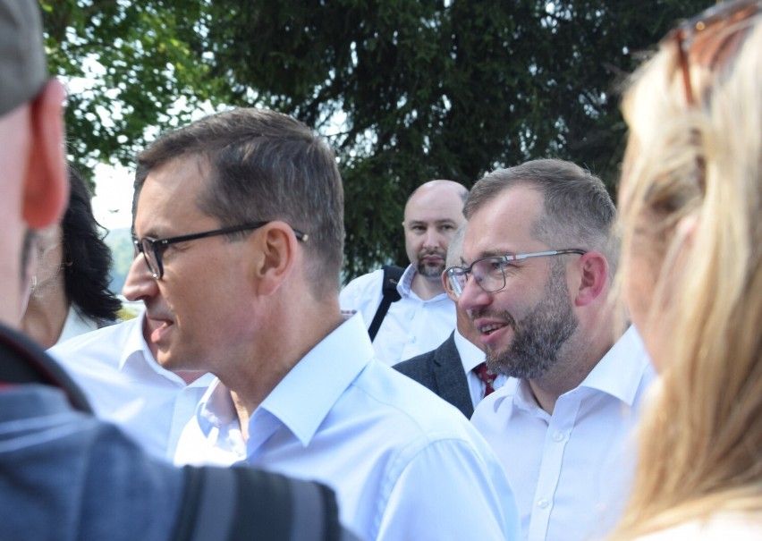Premier Mateusz Morawiecki gościł dzisiaj w Żywcu....