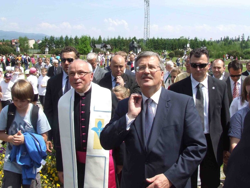 Podhale: prezydent Bronisław Komorowski odwiedził górali