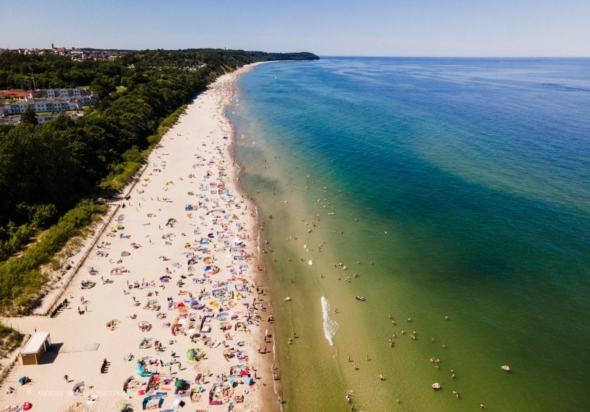 Plaża we Władysławowie - sierpień 2020