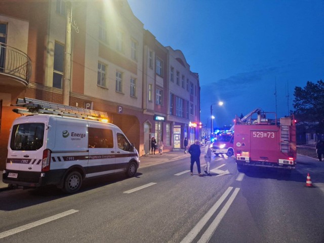 Ogień wybuchł na poddaszu w kamienicy przy ul. Lubichowskiej w Starogardzie Gdańskim