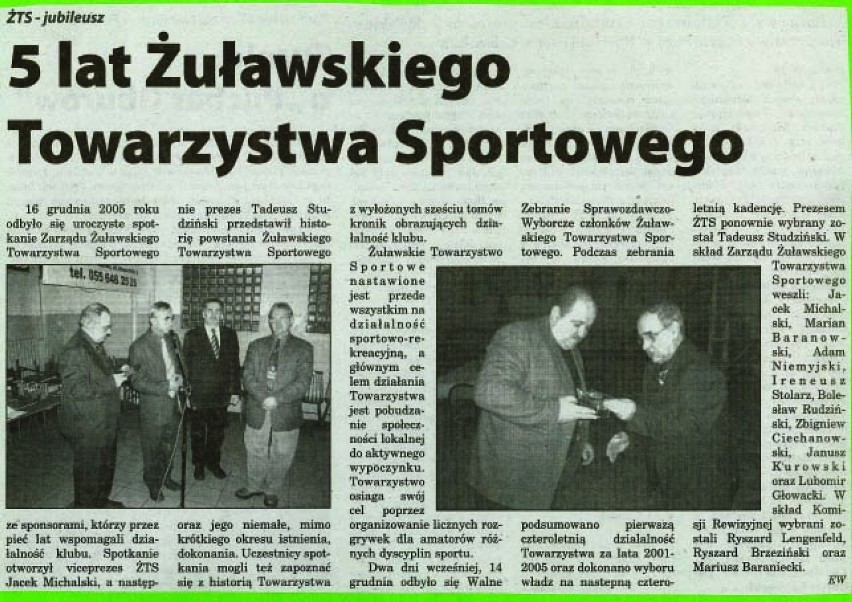 Sport na łamach lokalnych gazet. Wydarzenia sportowe na Żuławach w archiwach Żuławskiego Towarzystwa Sportowego