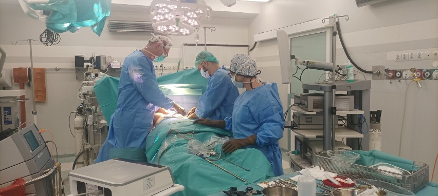 Podwójna laparoskopowa mastektomia piersi z rekonstrukcją w...