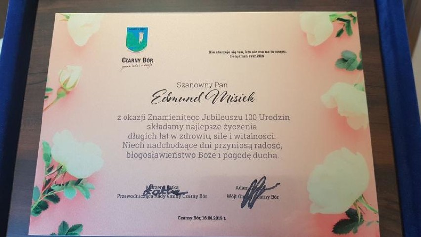 16 kwietnia 100 urodziny świętował Edmund Misiek -...