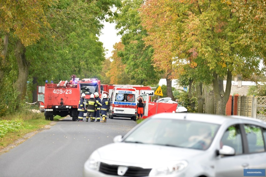 Tragiczny wypadek w regionie. Jedna ofiara śmiertelna, 3 ranne [zdjęcia, wideo]