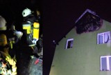 W Warszkowie płonął dom mieszkalny. Pożar gasiło 8 zastępów strażackich ZDJĘCIA