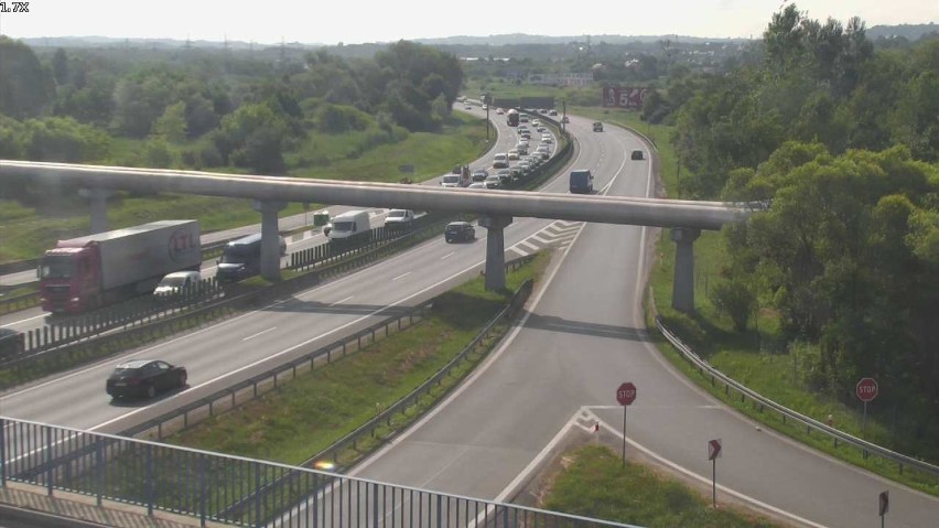 Ogromne utrudnienia na autostradzie A4. Obwodnica Krakowa stoi