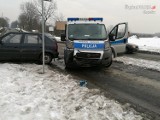 Chorzów: Uciekając przed policją, chciał staranować radiowóz. Ranny policjant [ZDJĘCIA]