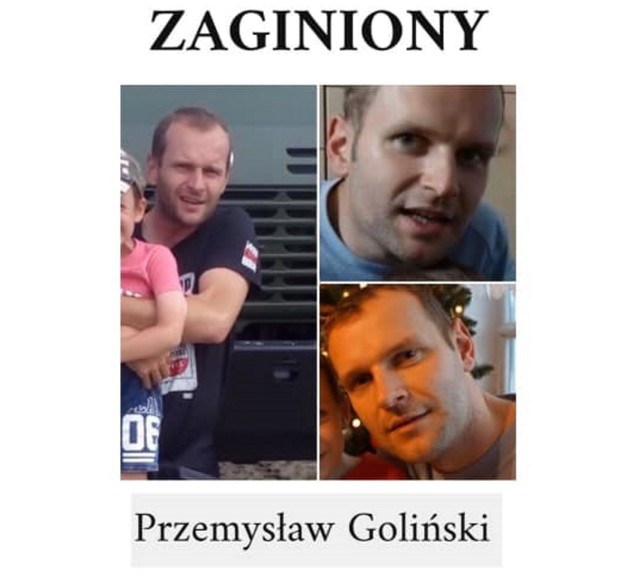 Zaginął Przemysław Goliński