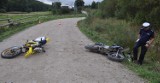  Zderzenia czołowe dwóch motocykli w gminie Przywidz. Trzy osoby ranne