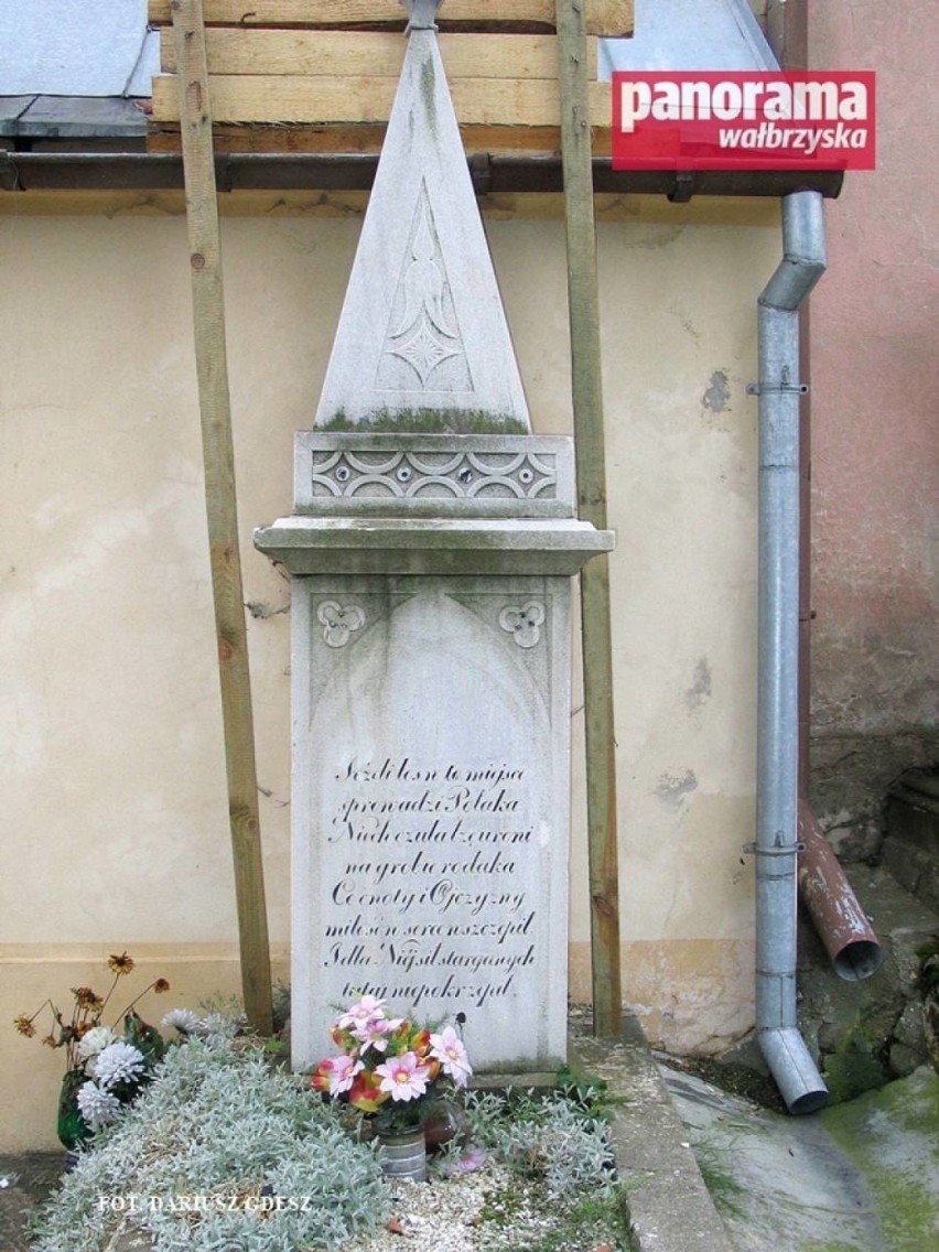 Dzisiaj  - 7 sierpnia rocznica śmierci Benedykta Łączyńskiego pochowanego w Wałbrzychu generała brygady Księstwa Warszawskiego