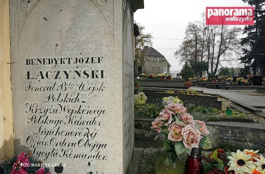 Dzisiaj  - 7 sierpnia rocznica śmierci Benedykta Łączyńskiego pochowanego w Wałbrzychu generała brygady Księstwa Warszawskiego