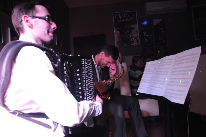 Śrem Koncert w Bistro Gabała. Zagrało Tango Impressions (tanga Astora Piazzoli) - ZDJĘCIA