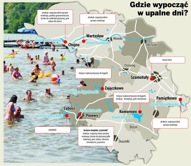 Sezon kąpielowy w powiecie szamotulskim potrwa do 31 lipca