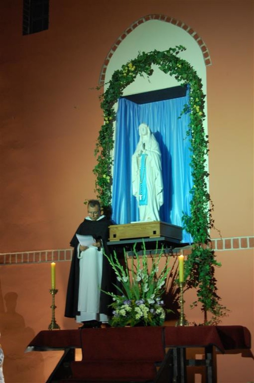 Nawiedzenie figury Matki Bożej z Lourdes w Żukowie 15-08-2015