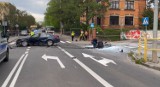 Tragiczny finał pościgu policyjnego w Świdnicy. Uciekający przed policją motocyklista zginął na miejscu [NAGRANIE]