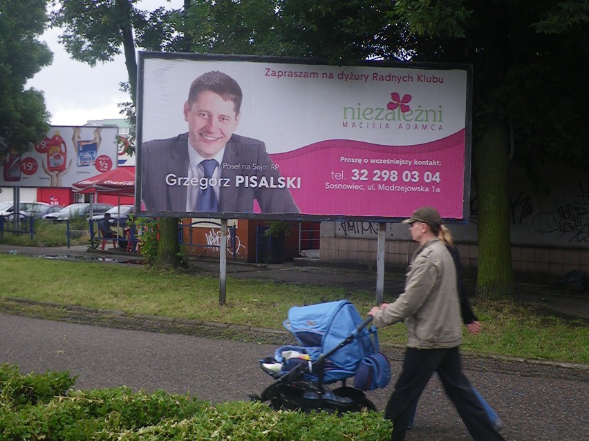 Dawniej lewica, a teraz Platforma Obywatelska. Na plakatach...