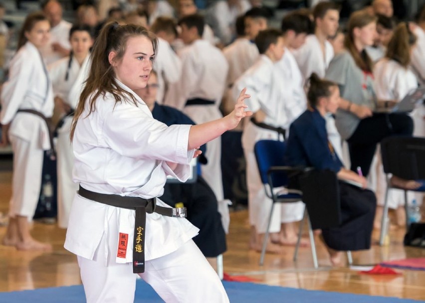 Mistrzostwa karate w Bytomiu w "Hali na Skarpie"