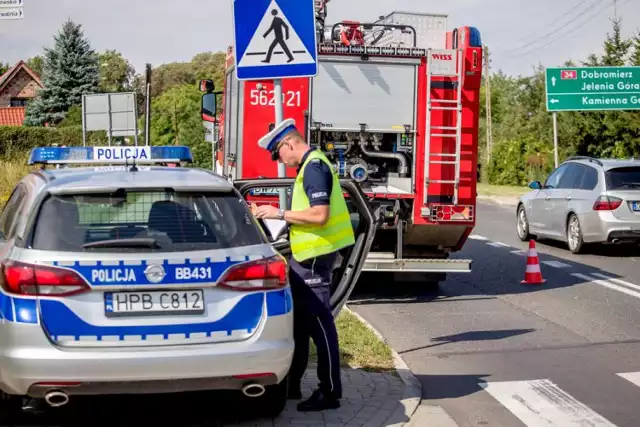 Jeden z kierowców trafi do szpitala