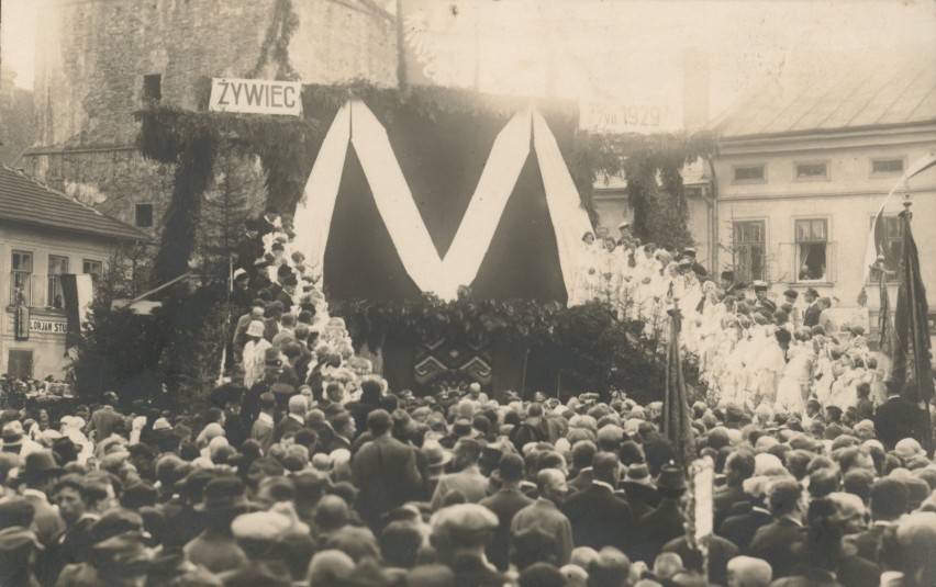 Powitanie prezydenta Mościckiego na Rynku w 1929 r.