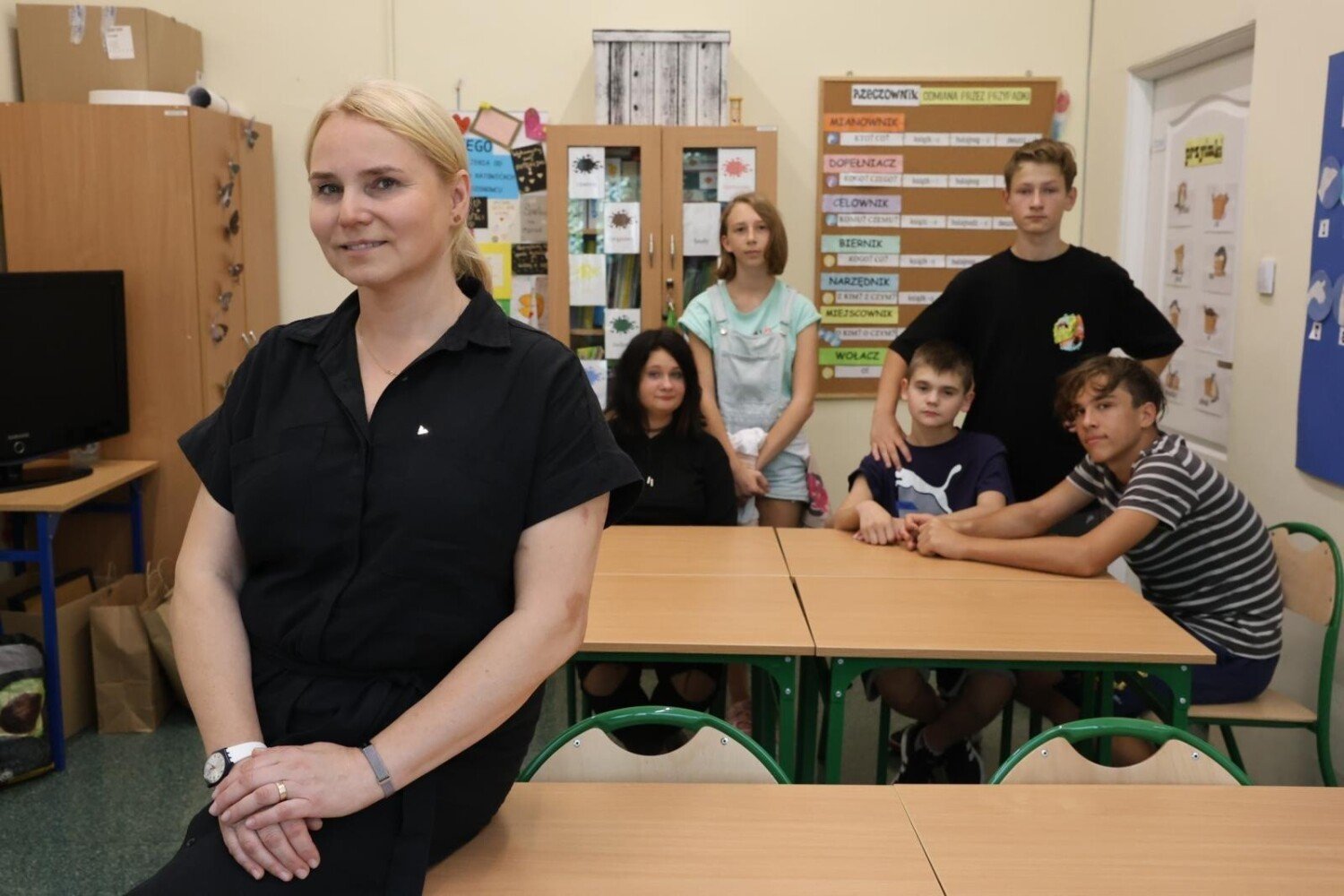 Dyrektorka katowickiej szkoły Agata Krużyńska opowiada o szkolnej