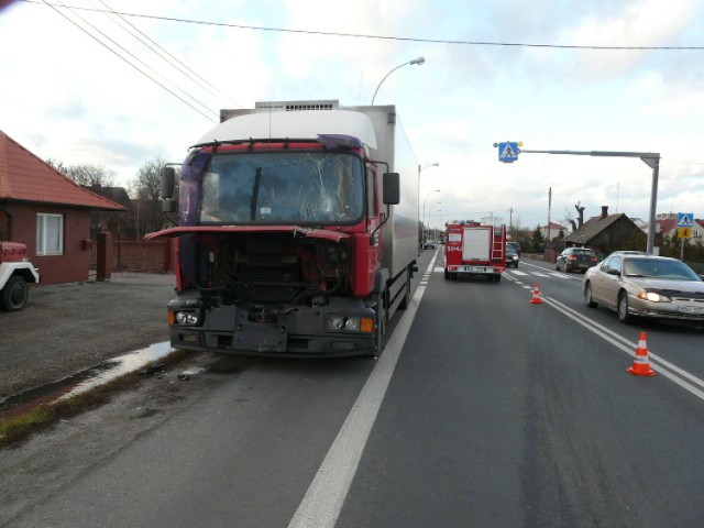 Wypadek autobusu w Nisku