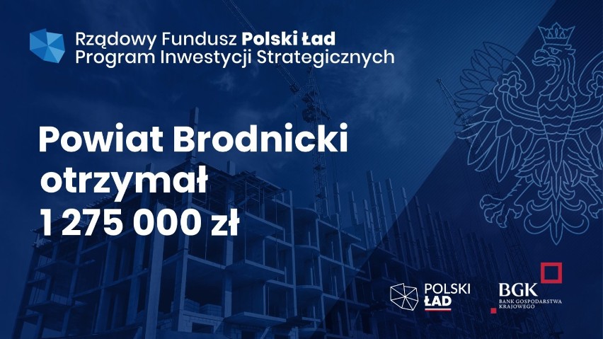 Powiat brodnicki: 1275000 na budowę infrastruktury...