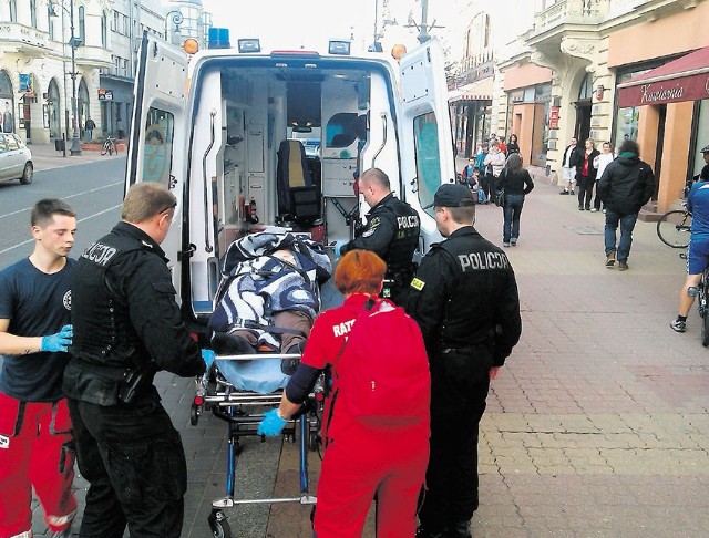 52-latek trafił do szpitala im. WAM