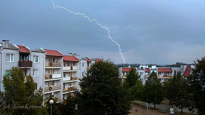 Burza nad Kwidzynem. Połamane gałęzie i zalane piwnice [ZDJĘCIA]