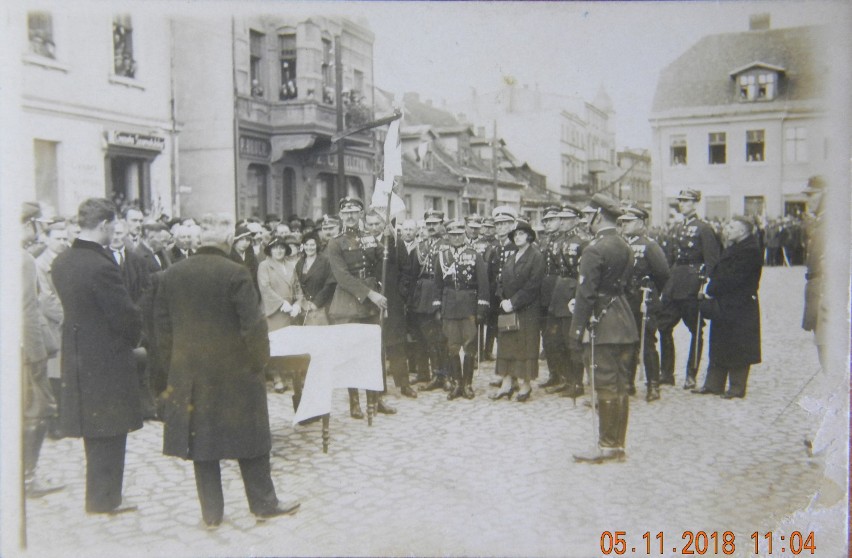 Szamotuły 13.09.1931 Uroczystość poświęcenia sztandaru...