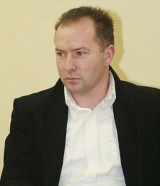 Tomasz Mazurkiewicz i Jarosław Araszkiewicz po meczu Jaroty z Wartą