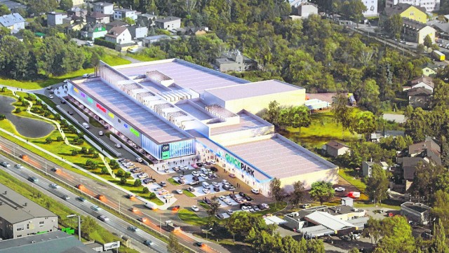 Tak będzie wyglądało centrum handlowe Quick Park w Olkuszu. Ma być gotowe w 2018 roku