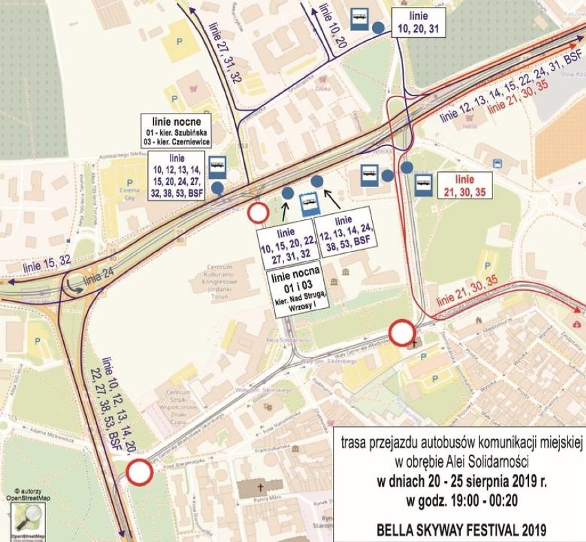 Dodatkowe kury autobusów MZK Toruń
20 - 25 sierpnia 2019 r....