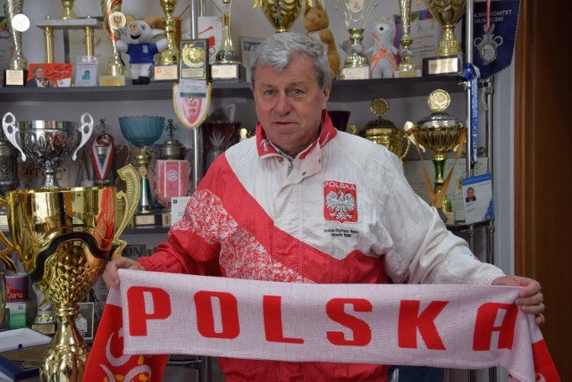 Adam Sokołowski z Kluczborka to seryjny mistrz Polski kibiców. Poznał wielu słynnych sportowców.