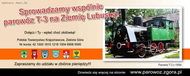 Wiele zabytkowych polskich parowozów jest sprzedawanych za granicę, gdzie tracą swój polski charakter. Zielona Góra postanowiła uratować jeden z nich. Możesz mieć w tym i Ty swój udział.