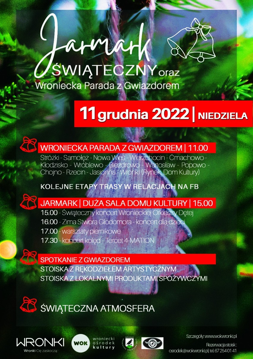 Jarmark Świąteczny i Parada z Gwiazdorem we Wronkach już niedługo. Jakie atrakcje zaplanowano?