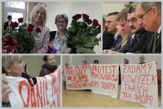 3. sesja Rady Miasta Włocławek została zdominowana przez dyskusję nad wysokością podatków i protest pracowników Domu Pomocy Społecznej "Na Skarpie". Przedstawiciele DPS nie byli zadowoleni po negocjacjach z wiceprezydent Domicelą Kopaczewską. Zapowiadają poszerzenie protestu. Podczas sesji podziękowano Janinie Radzikowskiej, skarbnikowi miasta, która sprawuje funkcję tylko do końca roku. Nowym skarbnikiem jest Honorata Baranowska. 


Szlachetna paczka 2018 we Włocławku

