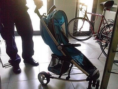 Znaleziono wózek dziecięcy na ul. Centralnej