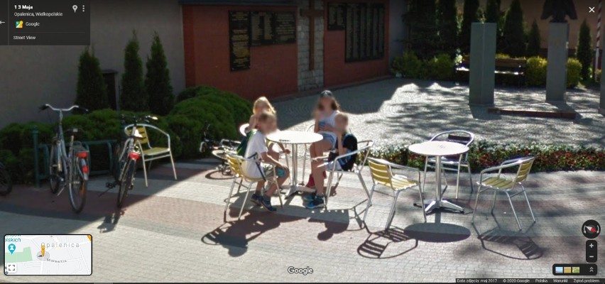 Opalenica. Google Street View przyłapały mieszkańców. Rozpoznajecie siebie na zdjęciach? 