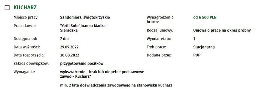 Jest naprawdę dobrze płatna praca w województwie świętokrzyskim. Zobacz oferty pracy z najwyższymi zarobkami [TOP 20] - 05.09.2022r.